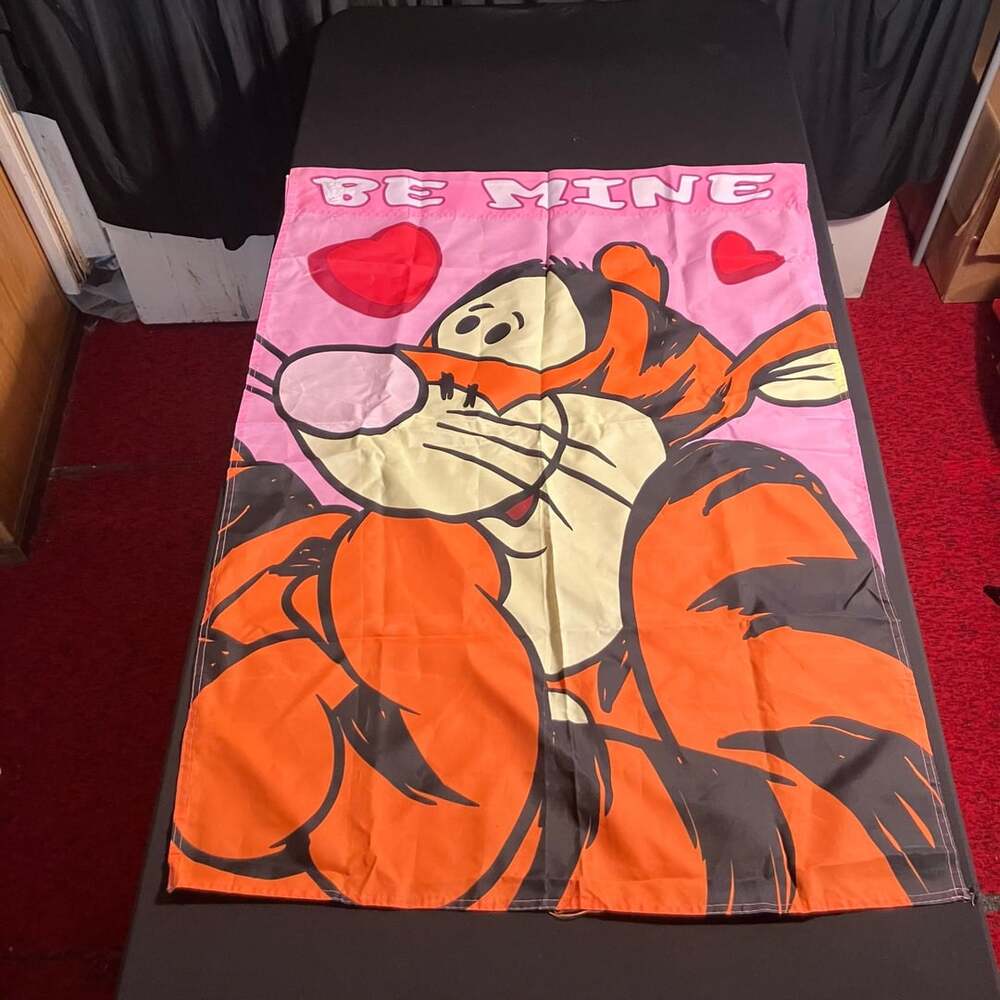 Disney Tigger Be Mine Valentines Day Garden Flag